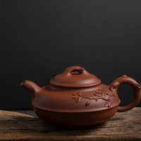 Hehuan Blossom 合欢 - Yixing Teapot, Qingshuini purple clay