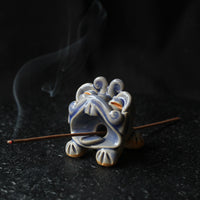 Indigo mini Wamao 瓦猫 - Incense holder