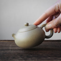Bian Xishi 扁西施 - Yixing Teapot, Benshan Luni green clay