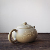Bian Xishi 扁西施 - Yixing Teapot, Benshan Luni green clay