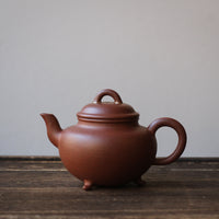Tripod 三足水平 - Yixing Teapot, Qingshuini clay