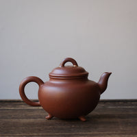 Tripod 三足水平 - Yixing Teapot, Qingshuini clay