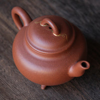 Tripod 三足水平 - Yixing Teapot, Qingshuini clay