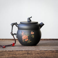 Jianshui Teapot - Pink Camelia 粉茶花