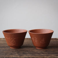 Yixing Cups - Red clay