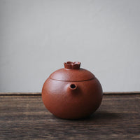 Shi Liu 石榴 - Teiera Yixing in argilla rossa Jiangponi