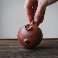 Shi Liu 石榴 - Teiera Yixing in argilla rossa Jiangponi