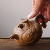 Fish Becoming Dragon 鱼化龙 - Yixing Teapot, Duanni Yellow Clay