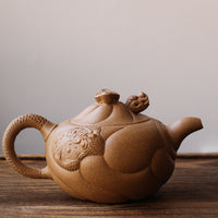 Fish Becoming Dragon 鱼化龙 - Yixing Teapot, Duanni Yellow Clay
