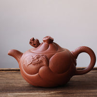 Fish Becoming Dragon 鱼化龙 - Yixing Teapot, Jiangponi Clay