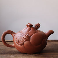 Fish Becoming Dragon 鱼化龙 - Yixing Teapot, Jiangponi Clay