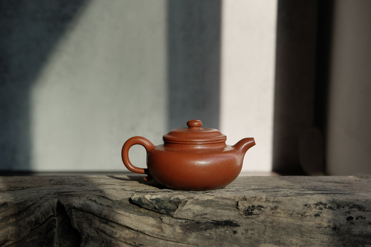 Fanggu 仿古 - Yixing Teapot in Zhuni Red Clay – Eastern Leaves