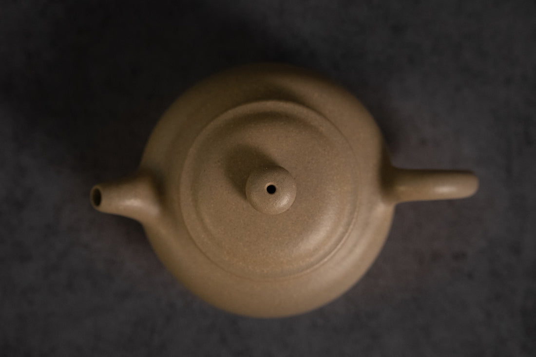 Xiao Fanggu 小仿古 - Yixing Teapot, Benshan Lüni Clay - Eastern Leaves