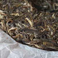 2021 Huazhuliangzi Sheng Pu'er, Wild Forest Stone-pressed Cake - Eastern Leaves