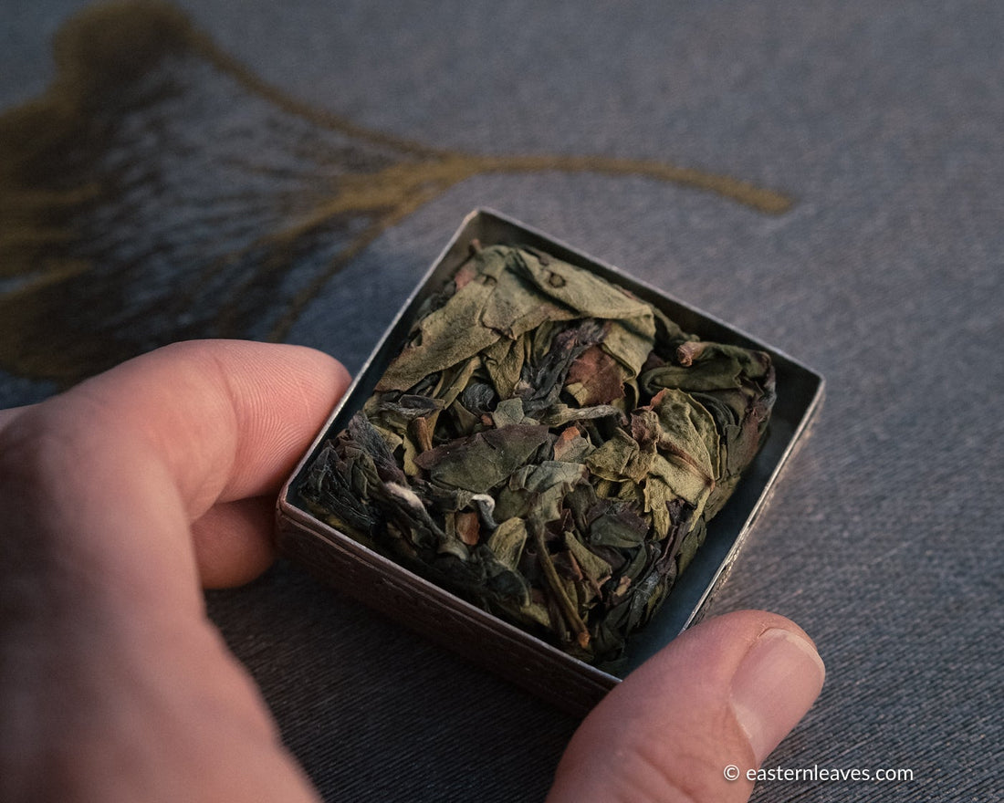 Zhangping Shuixian wulong square shaped tea, from Fujian, tea, hand pressed high quality