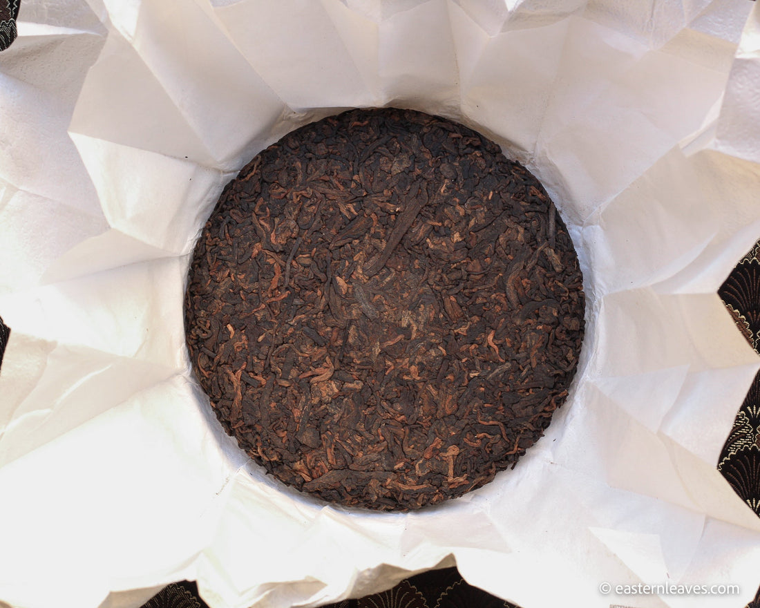 2022 Laoman'e Shupu - Stone pressed Cake - Eastern Leaves