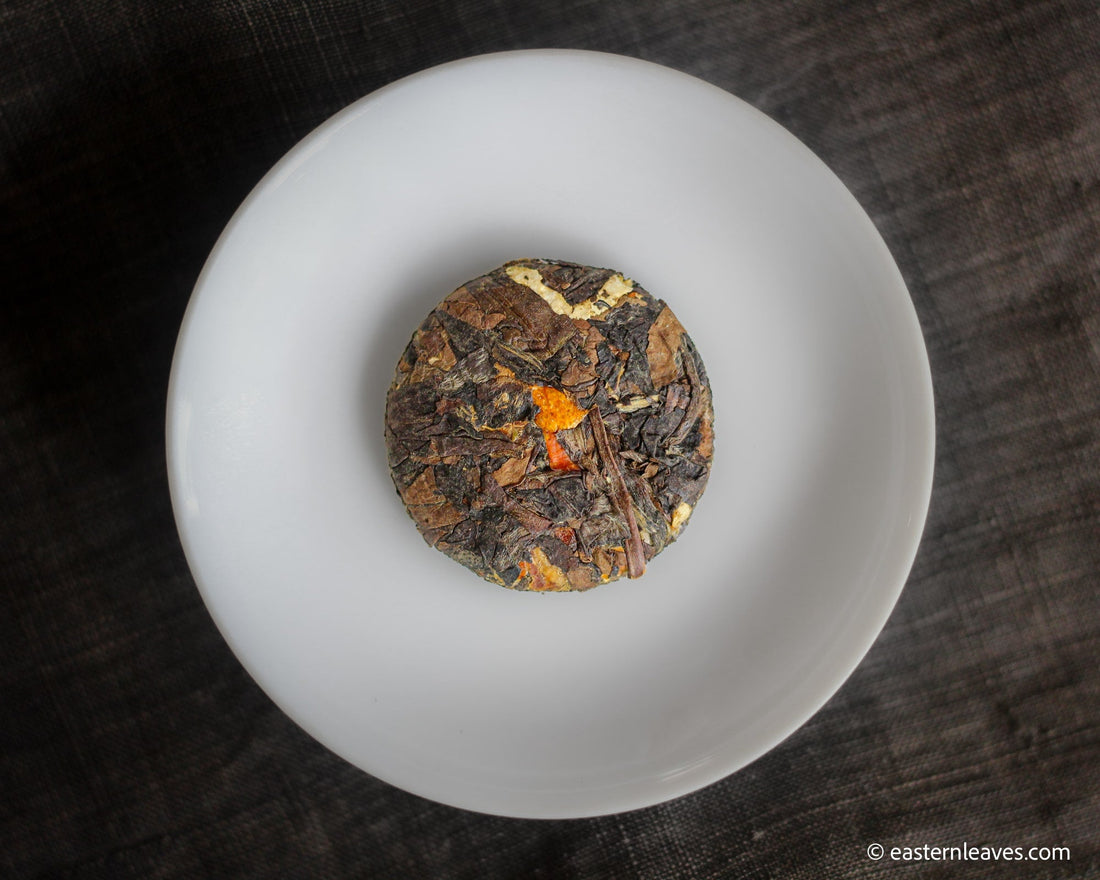 Chen Pi Shoumei 陈皮寿眉 - Tangerine white tea - Eastern Leaves