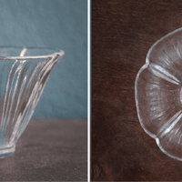 Glass Bouquet - 40 ml cup set - Eastern Leaves