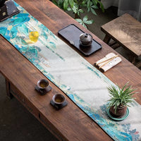 Table runner - Chinese Paintings - Eastern Leaves