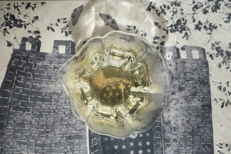 2025 Nannuo Sheng Pu'er, Wild Forest Stone - pressed cake - Eastern Leaves