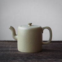 Xiao Zhitong 小直筒 - Teiera Yixing in argilla verde Benshanluni