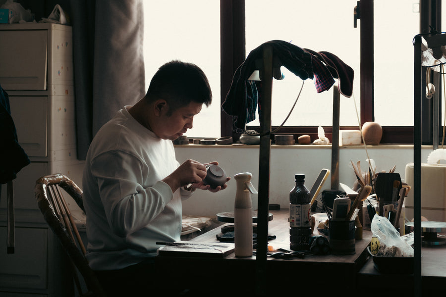 Mingshi Shuiping 明式水平 - Yixing Teapot, Wuhui technique