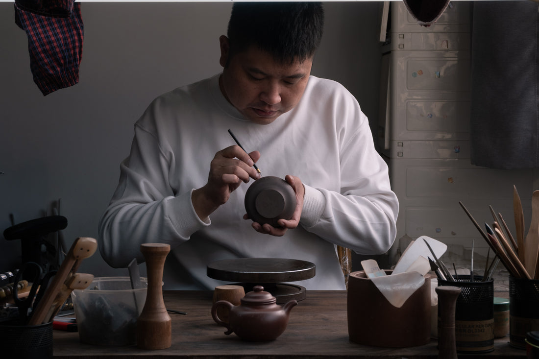 Mingshi Shuiping 明式水平 - Yixing Teapot, Wuhui technique