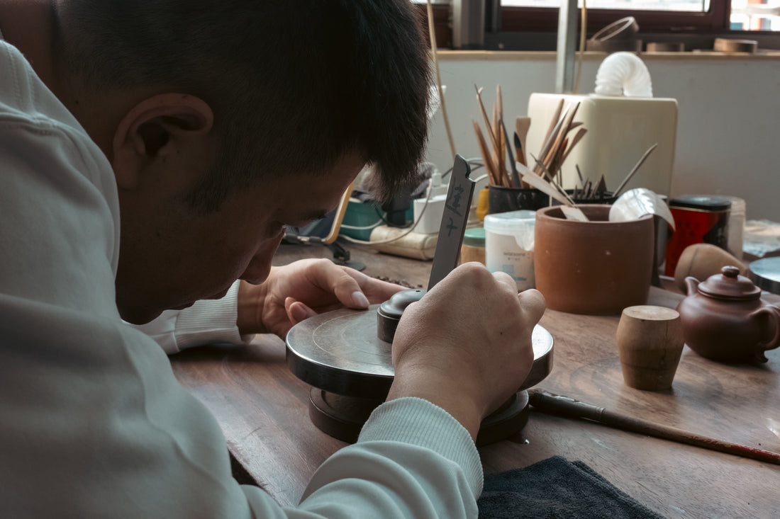 Mingshi Shuiping 明式水平 - Yixing Teapot, Wuhui technique