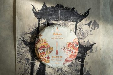 Pu'er Sheng di Lunan 2025, Tè di Alberi Antichi pressato a pietra