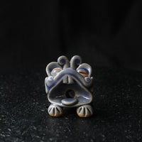 Indigo mini Wamao 瓦猫 - Incense holder