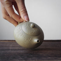 Bian Xishi 扁西施 - Yixing Teapot, Benshan Luni green clay