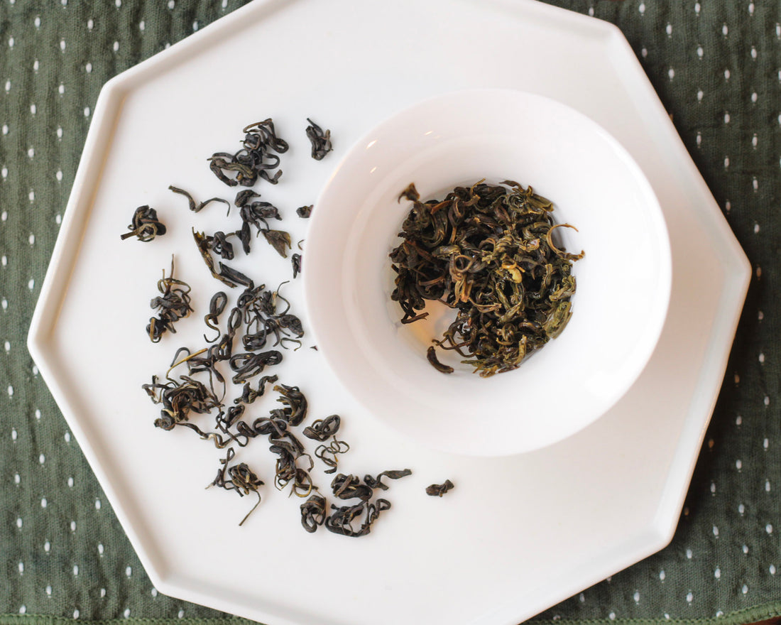 Tè verde alla Gardenia 栀子绿茶 - Tè floreale di livello 7 Yin 