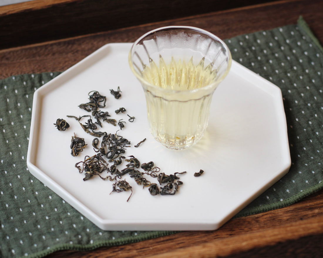 Tè verde alla Gardenia 栀子绿茶 - Tè floreale di livello 7 Yin 