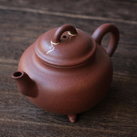 Tripod 三足水平 - Yixing Teapot, Qingshuini clay