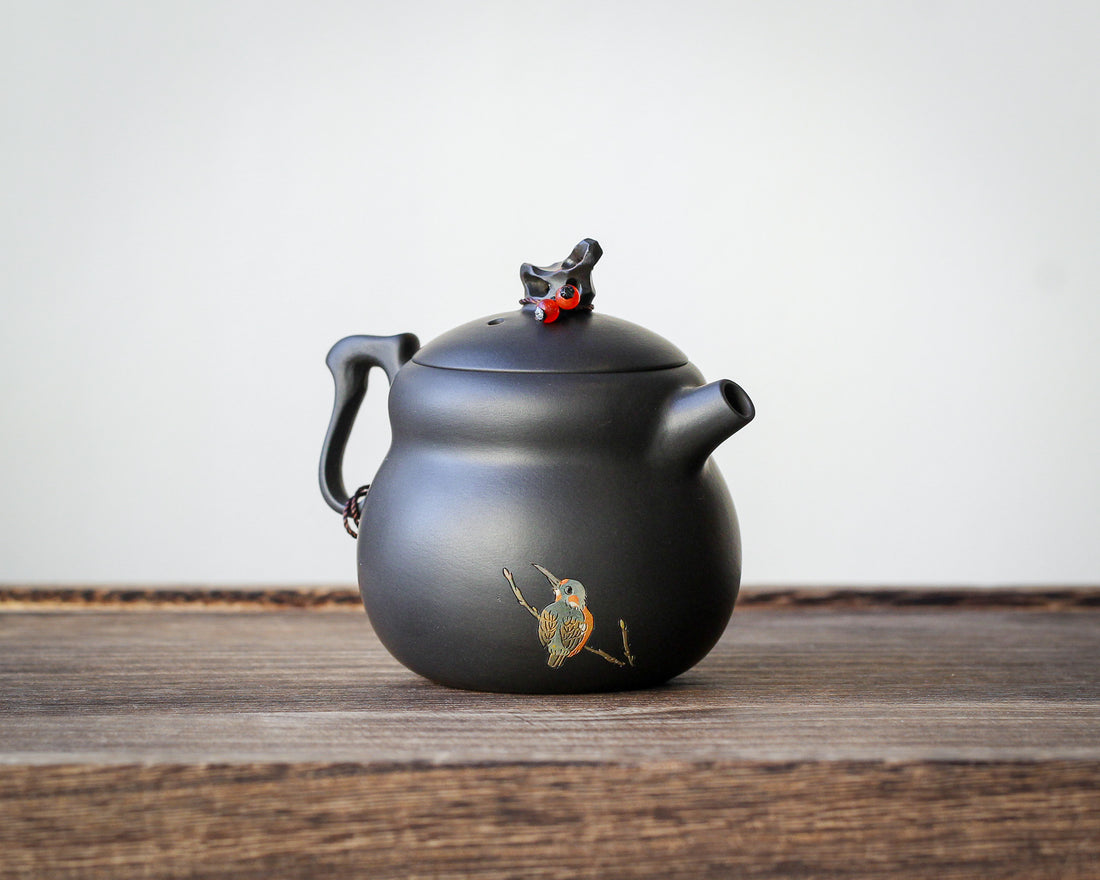 Jianshui Teapot - Kingfisher 翠鸟