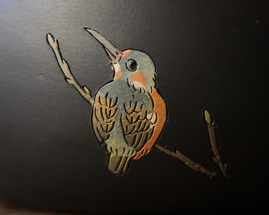 Jianshui Teapot - Kingfisher 翠鸟