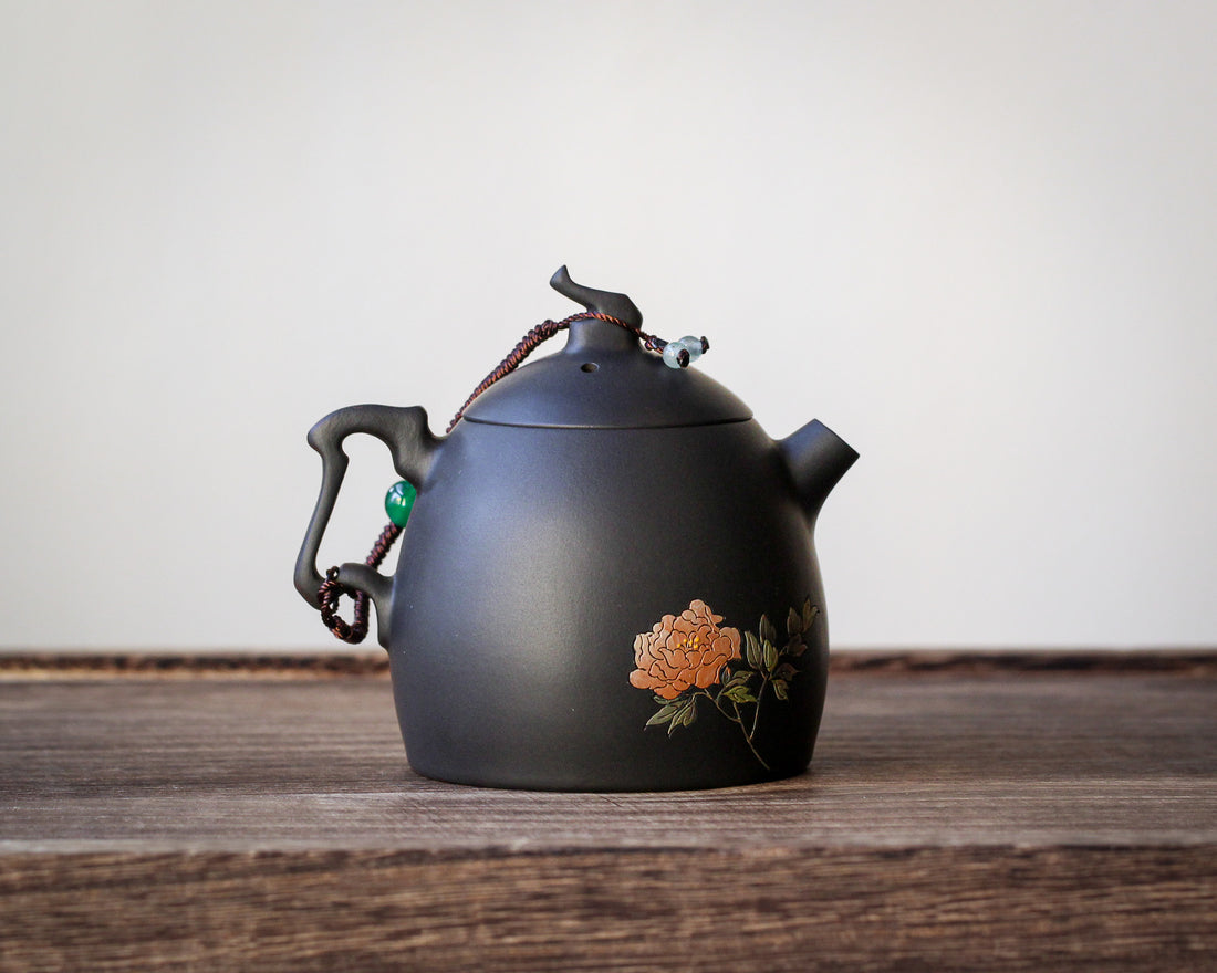 Jianshui Teapot - Peony 牡丹