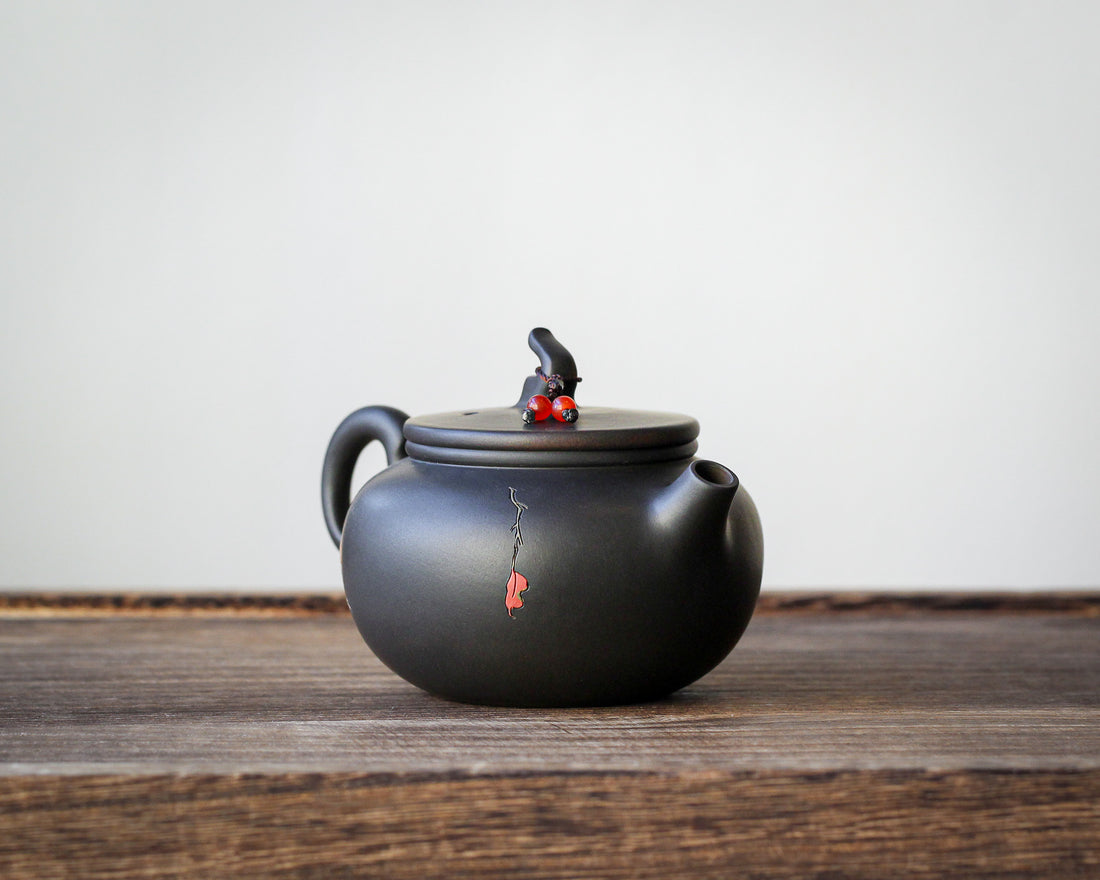 Jianshui Teapot - Red Sparrow 麻雀