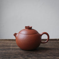 Shi Liu 石榴 - Teiera Yixing in argilla rossa Jiangponi