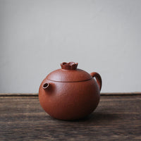 Shi Liu 石榴 - Teiera Yixing in argilla rossa Jiangponi