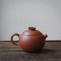 Shi Liu 石榴 - Teiera Yixing in argilla rossa Jiangponi
