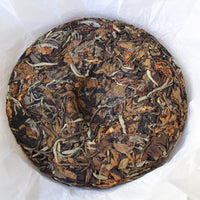 2025 Nannuo Tea Flowers and White Tea Leaves, Wild Forest stone-pressed Cake