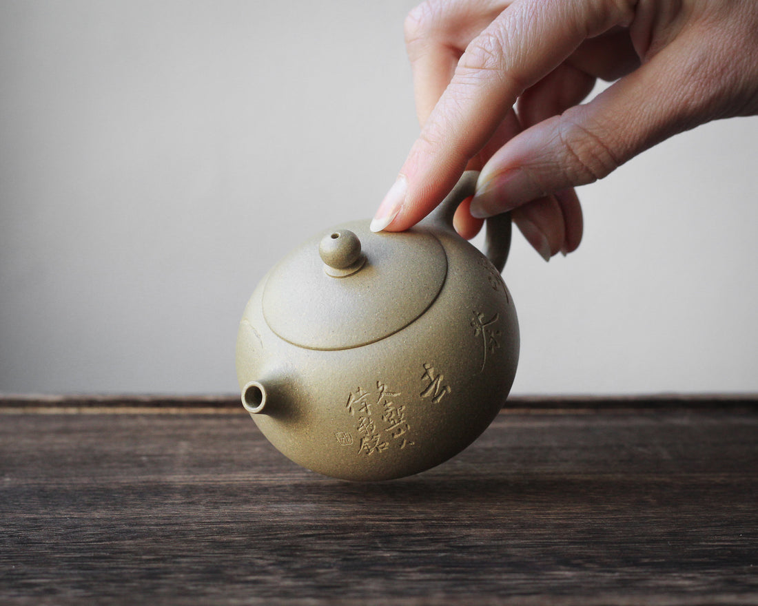 Xishi 西施 - Yixing Teapot, Benshan Luni green clay