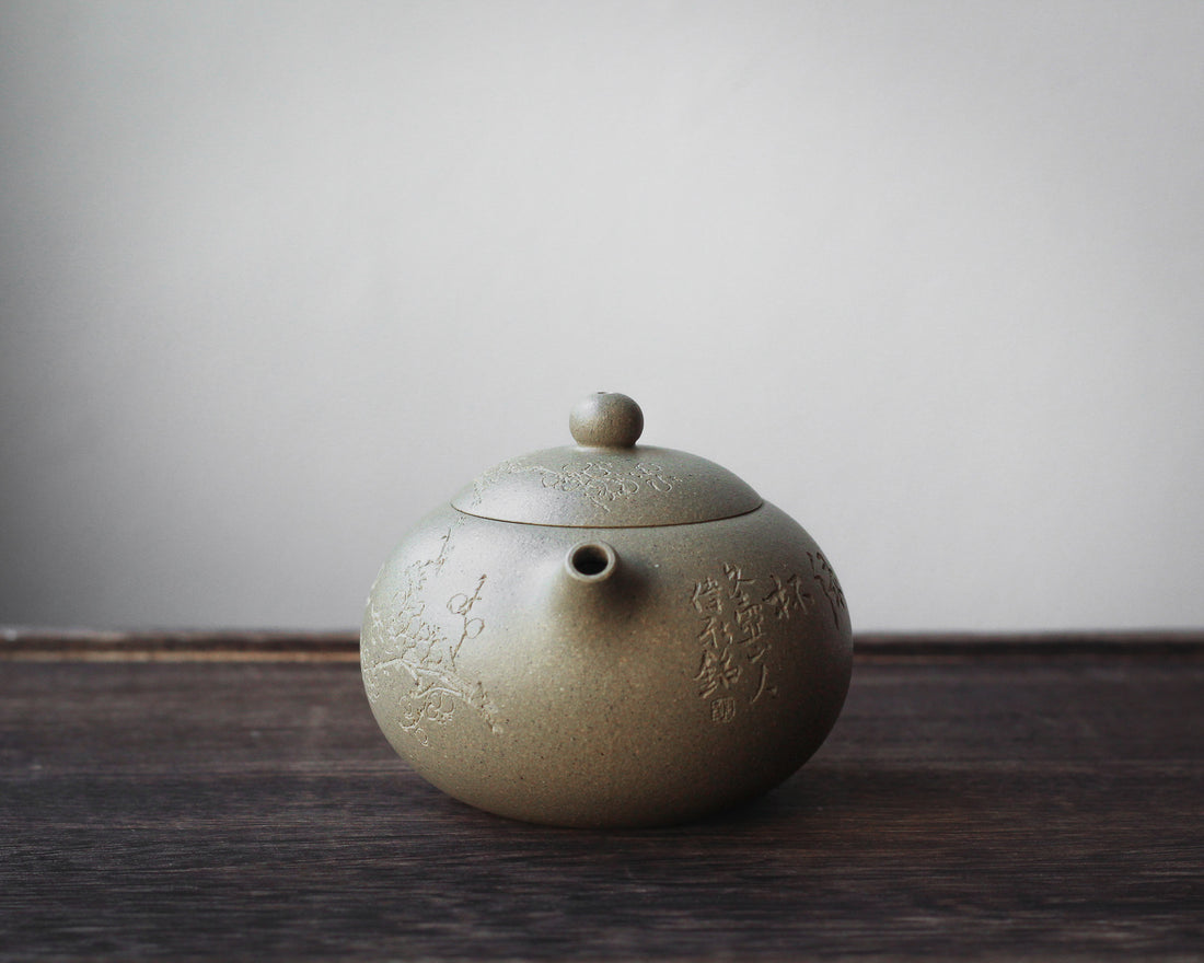 Xishi 西施 - Yixing Teapot, Benshan Luni green clay