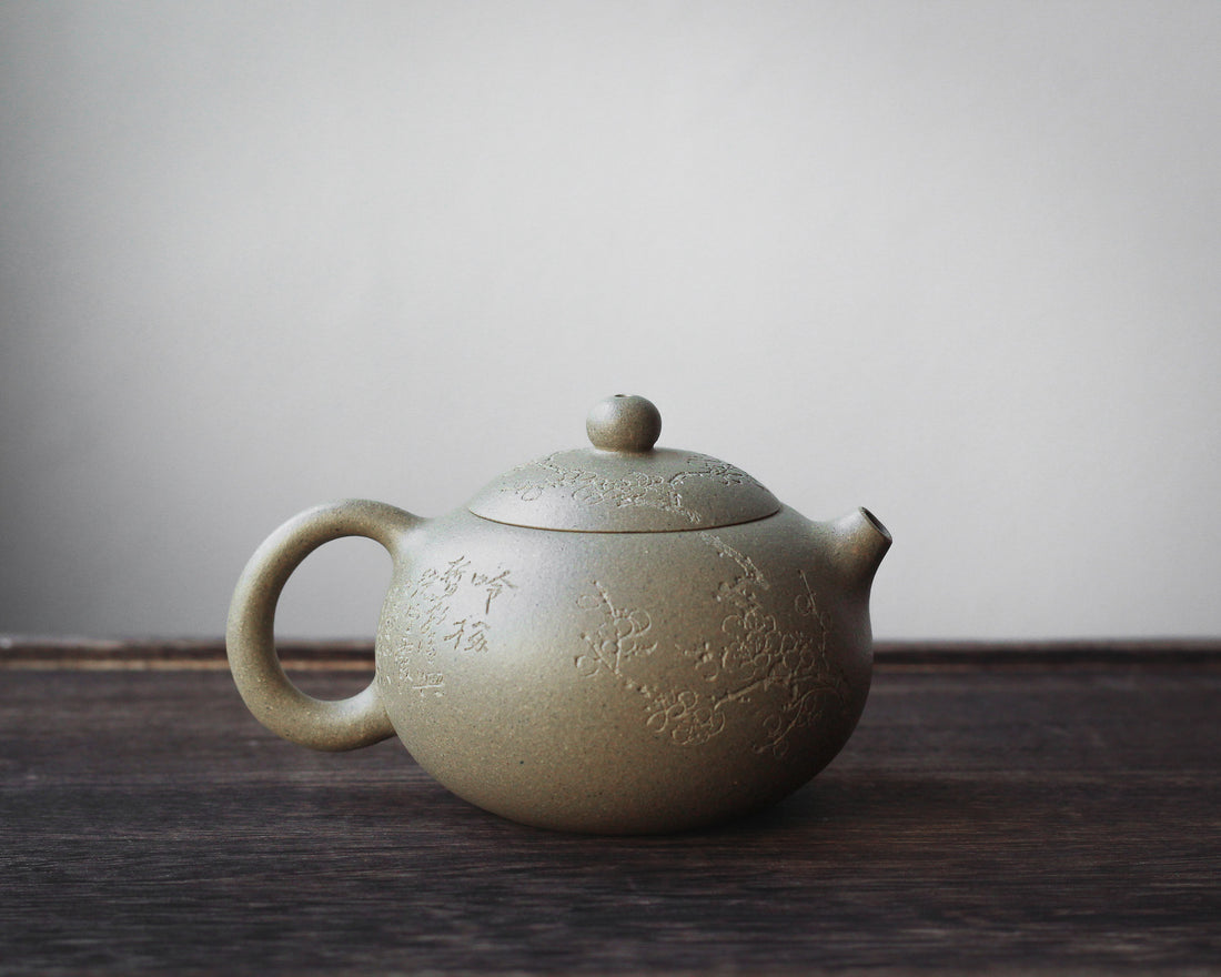 Xishi 西施 - Yixing Teapot, Benshan Luni green clay