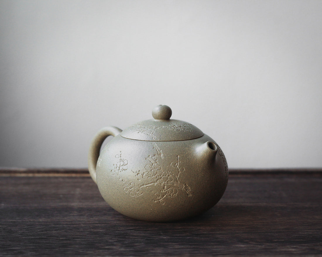 Xishi 西施 - Yixing Teapot, Benshan Luni green clay
