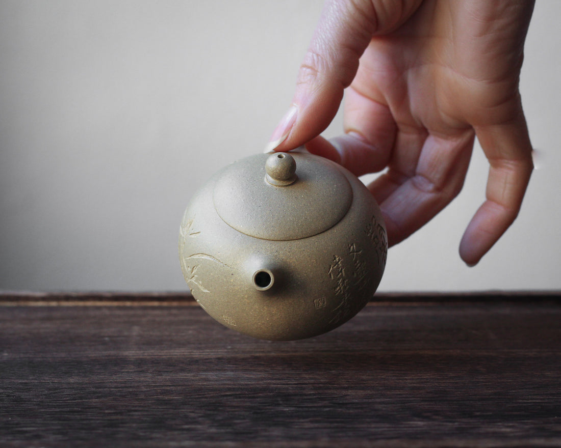 Xishi 西施 - Yixing Teapot, Benshan Luni green clay