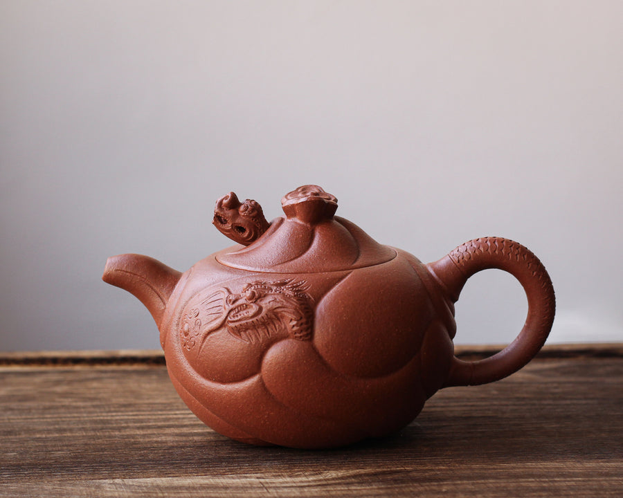 Fish Becoming Dragon 鱼化龙 - Yixing Teapot, Jiangponi Clay