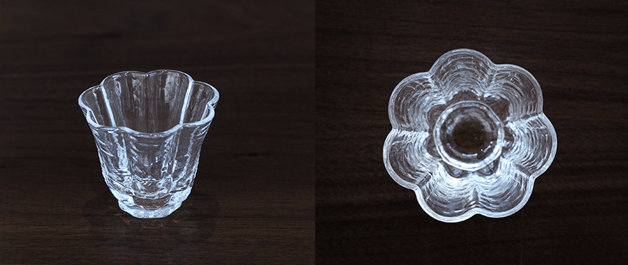 Cup - Pure Glass - Eastern Leaves