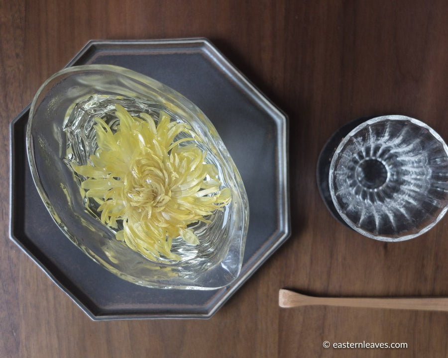 Golden Chrysanthemum Flowers - Eastern Leaves